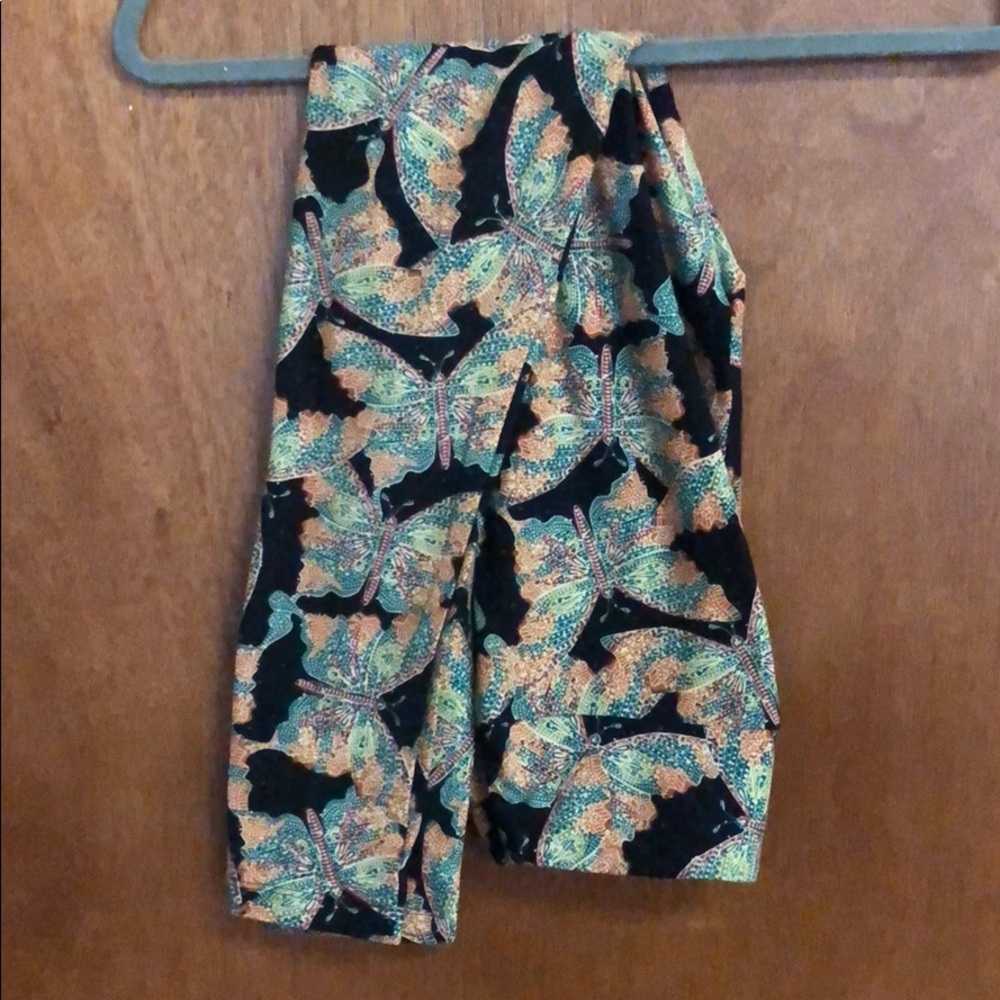 LuLaRoe mosaic butterfly leggings